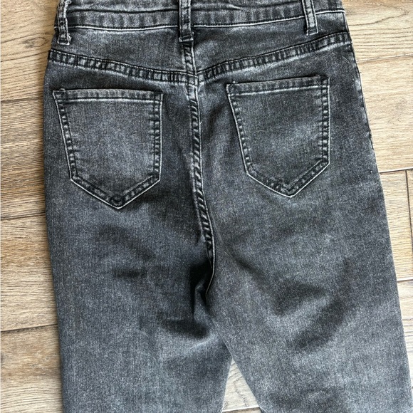 White Fox boutique Good Life Skinny Jeans Black Acid size 24 - Picture 7 of 8